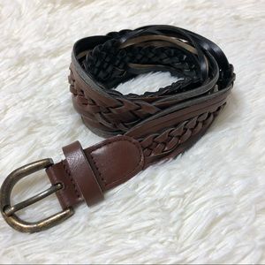 Brown Braided Belt